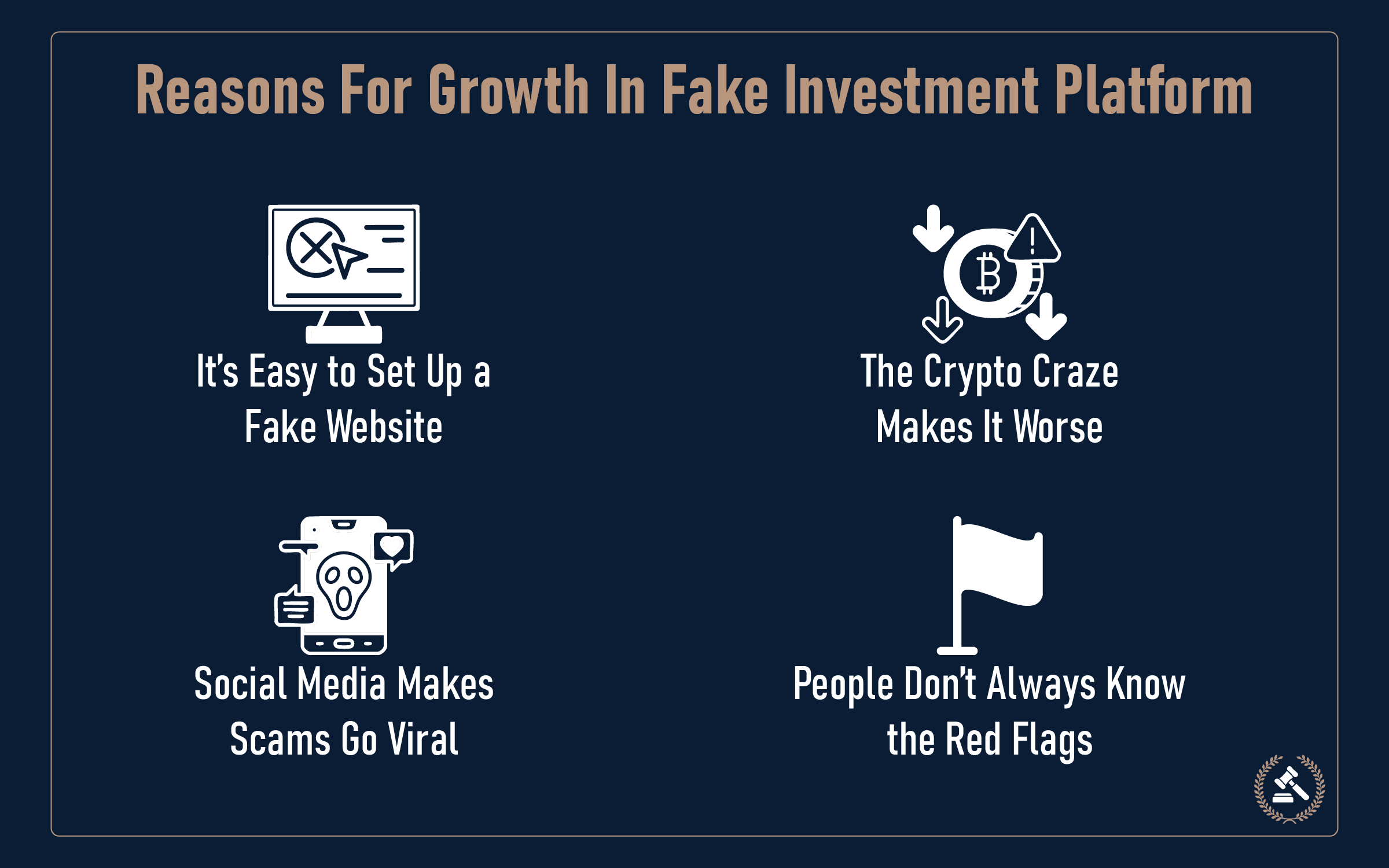 Reasons for growth in fake investment platform