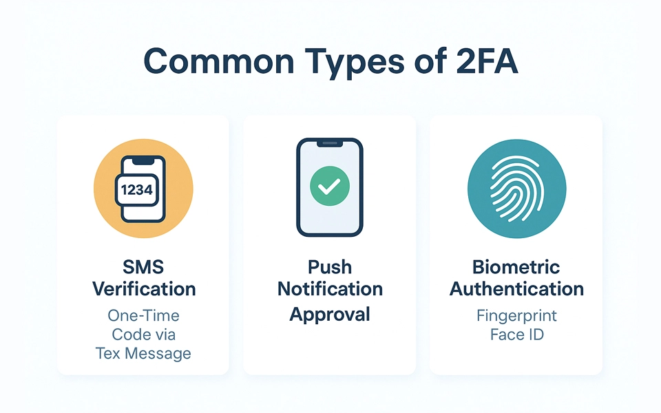Types of Two-Factor Authentication (2FA)