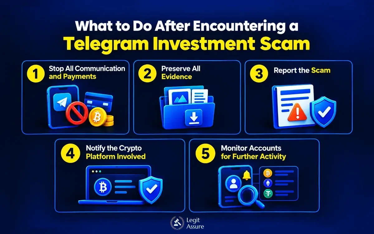 What to Do After Encountering a Telegram Investment Scam