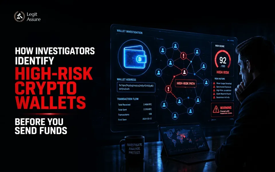 How Investigators Identify High-Risk Crypto Wallets Before You Send Funds